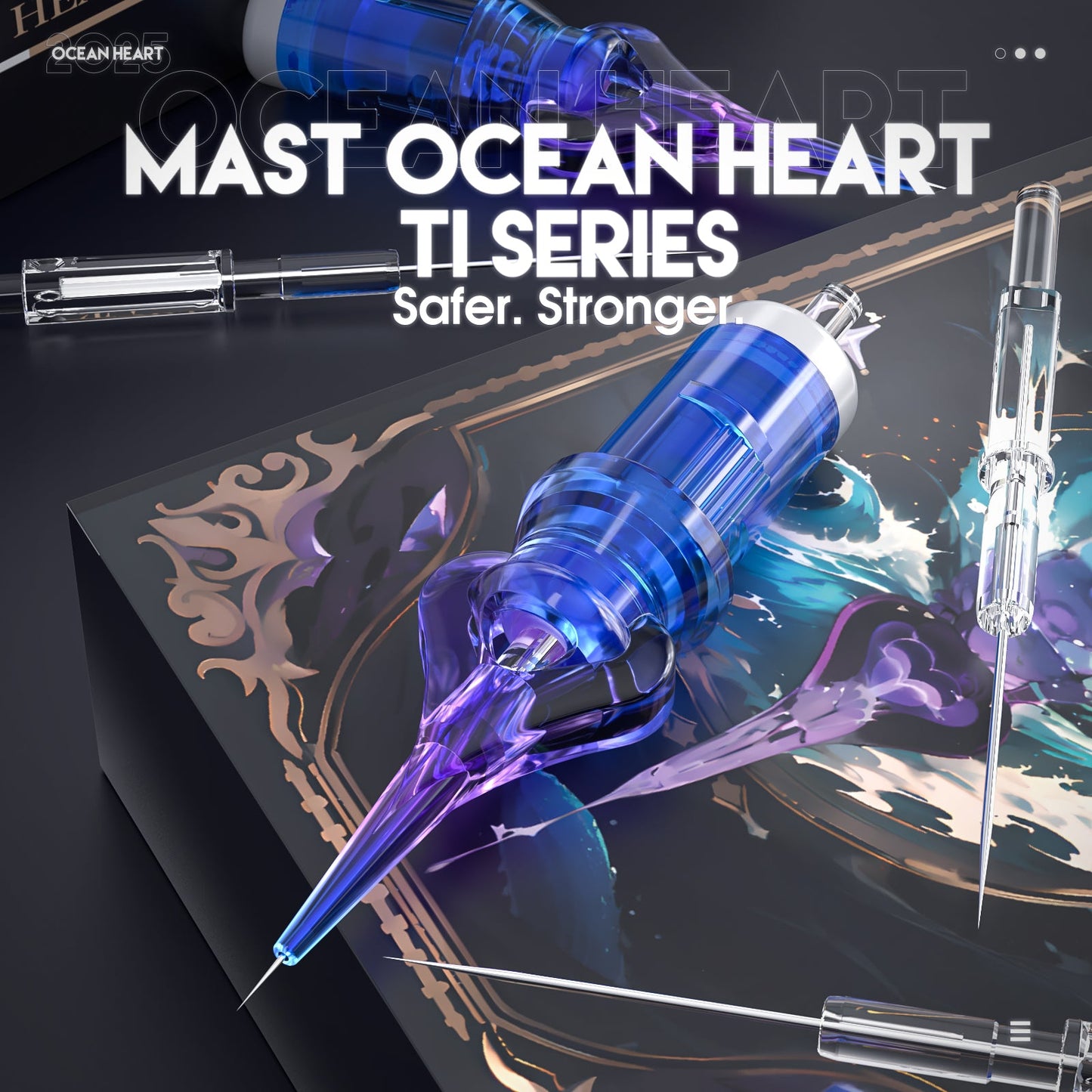 Mast Ocean Heart Ti Series Cartridges Needles - Box of 20