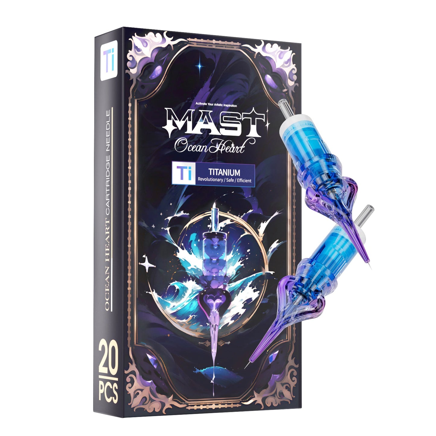 Mast Ocean Heart Ti Series Cartridges Needles - Box of 20